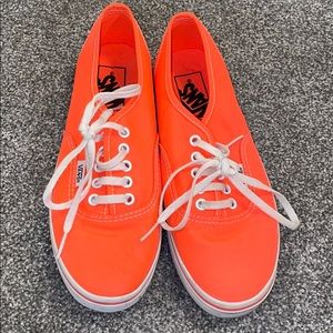 VANS - NEON PINK/ORANGE SNEAKERS